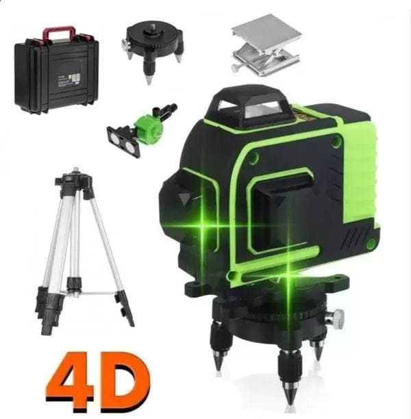 Немски 4D Водоустойчив Нивелир 16 линии WerkBull 10 подаръка и тринога