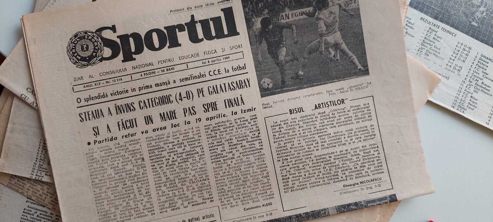Ziare vechi Sportul, exemplare rar de găsit