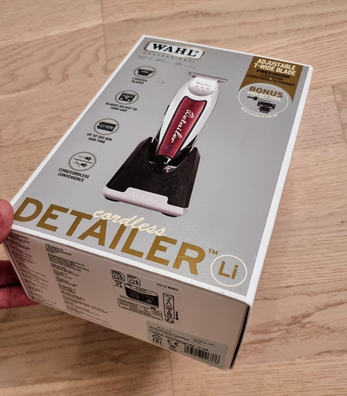 Aparat de tuns profesional WAHL DETAILER Li fara fir. Made in USA !