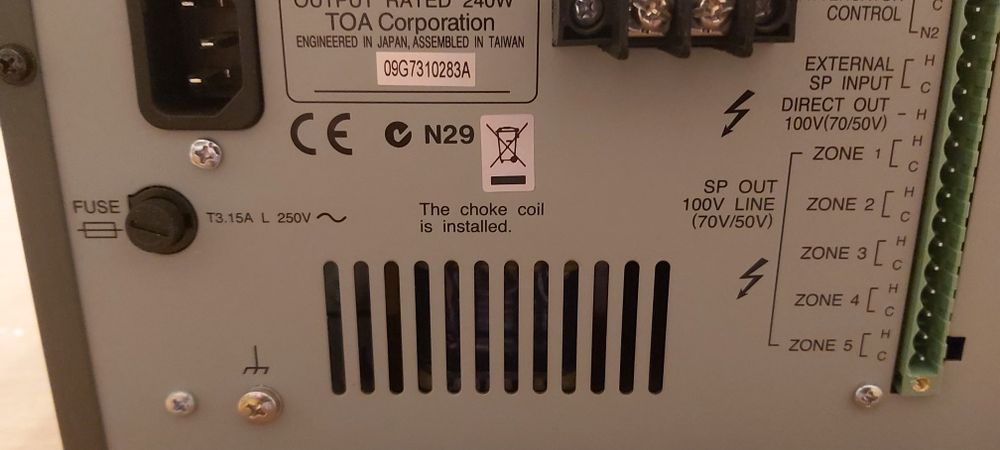 Vând amplificator de sistem TOA VM-2240