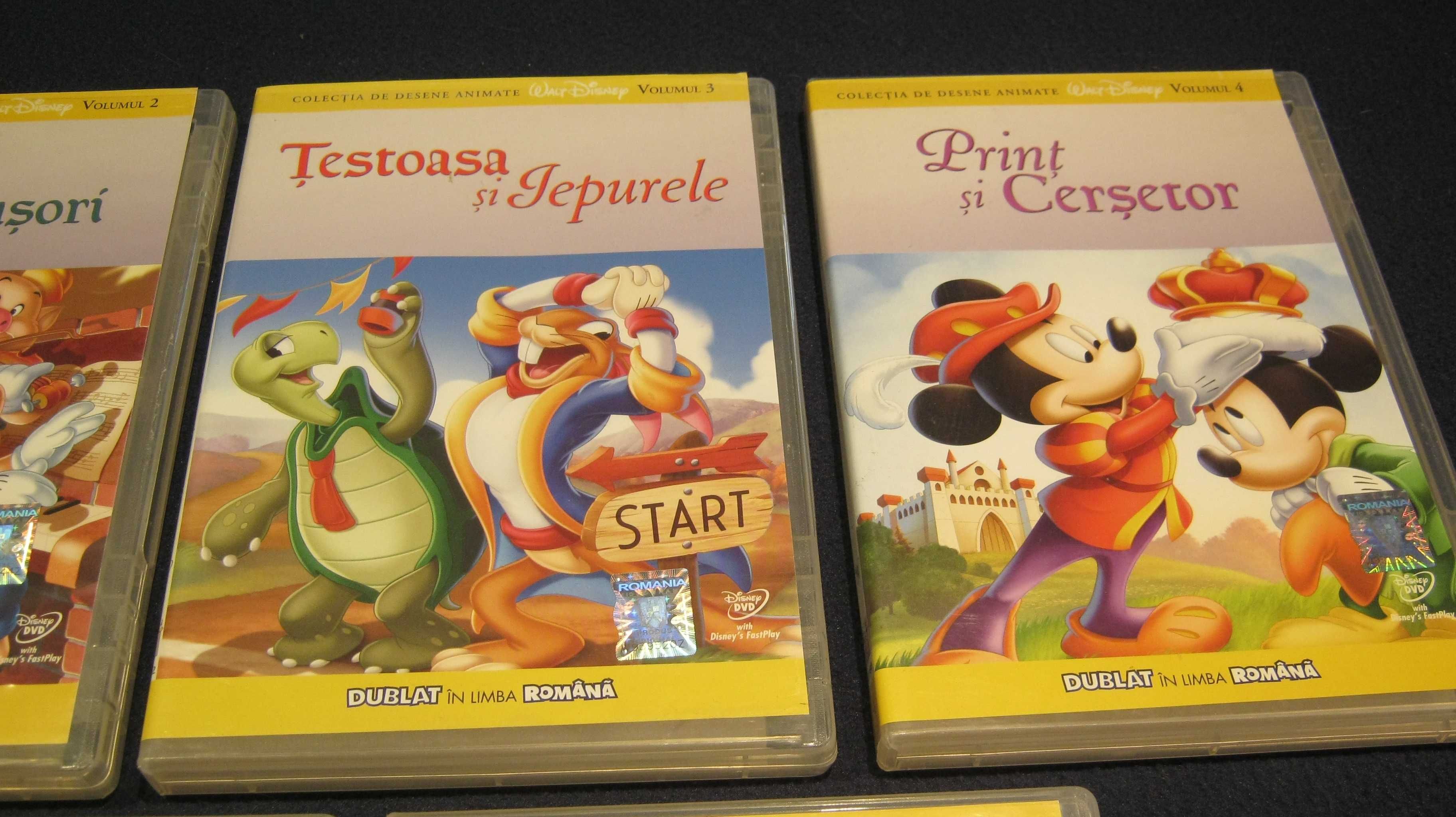 Lot 7 DVD,desene animate/COLECTIA DISNEY/Dublate in Lb.Romana.7,4 ore.