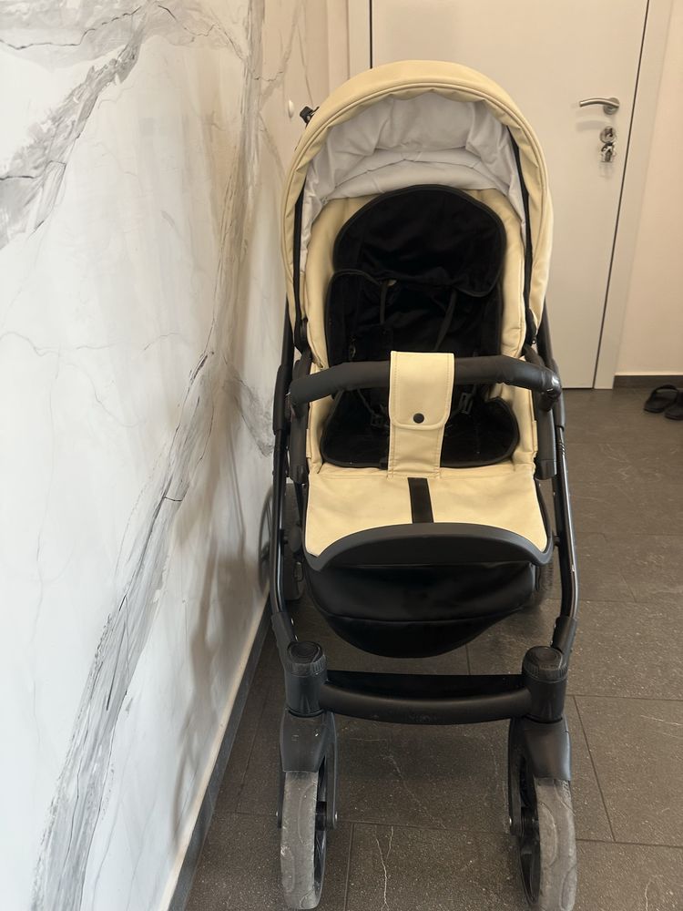 Детска количка 3в1 Dada Paradiso MAX 500 ALMOND MILK