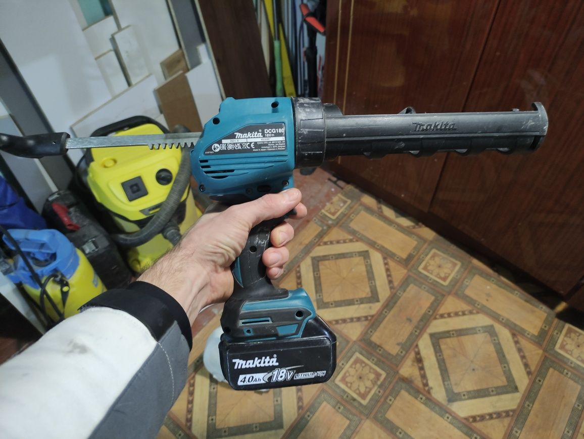 Makita dcg180 аккумуляторный пистолет для силикона