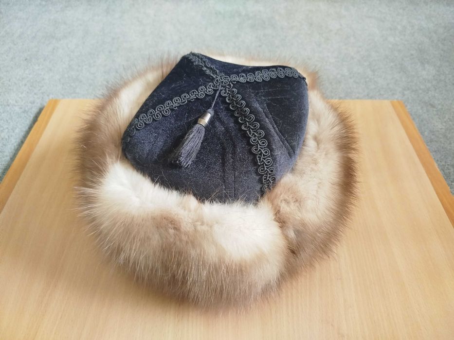 Тебетей Российская норка опушка и мягкий верх из бархата/велюра