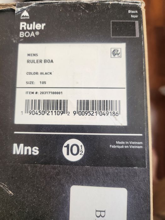 Ботинки для сноуборда Burton Ruler