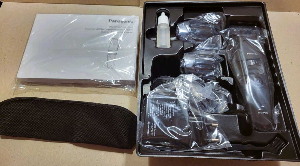 Panasonic ER-GB86-K trimmer barbă lavabil, 58 trepte, sigilat