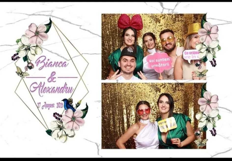 Cabina foto, gheata carbonica, fum greu