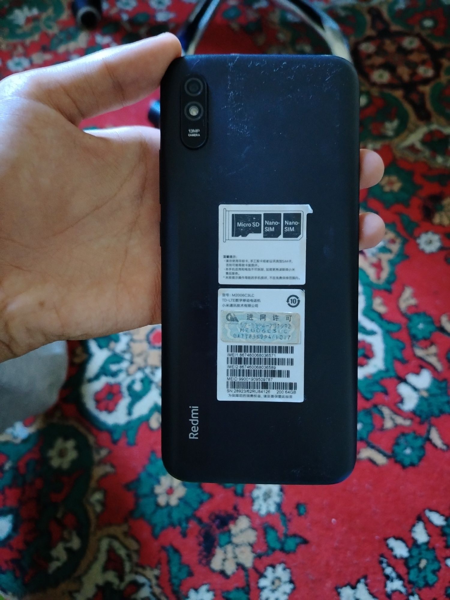 Redmi 9a 64gh ideal