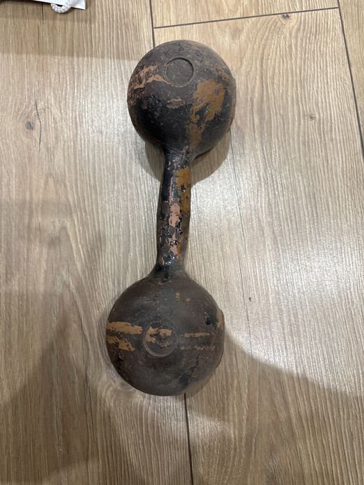 Гантеля советская старая