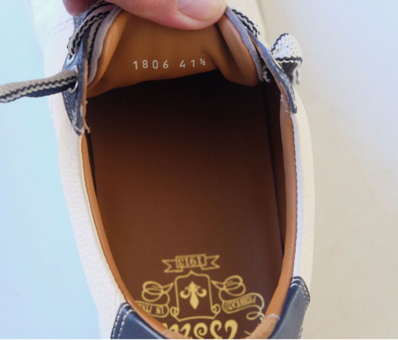 Adidasi pantofi sneakers din piele naturală Botti 1913  41,5 (42)