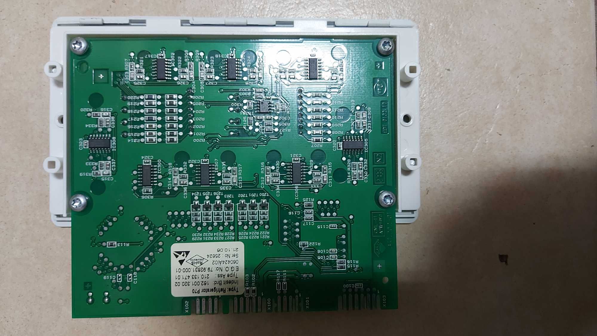 Placa Electronica Display Frontal Frigider Ariston MBT 1911