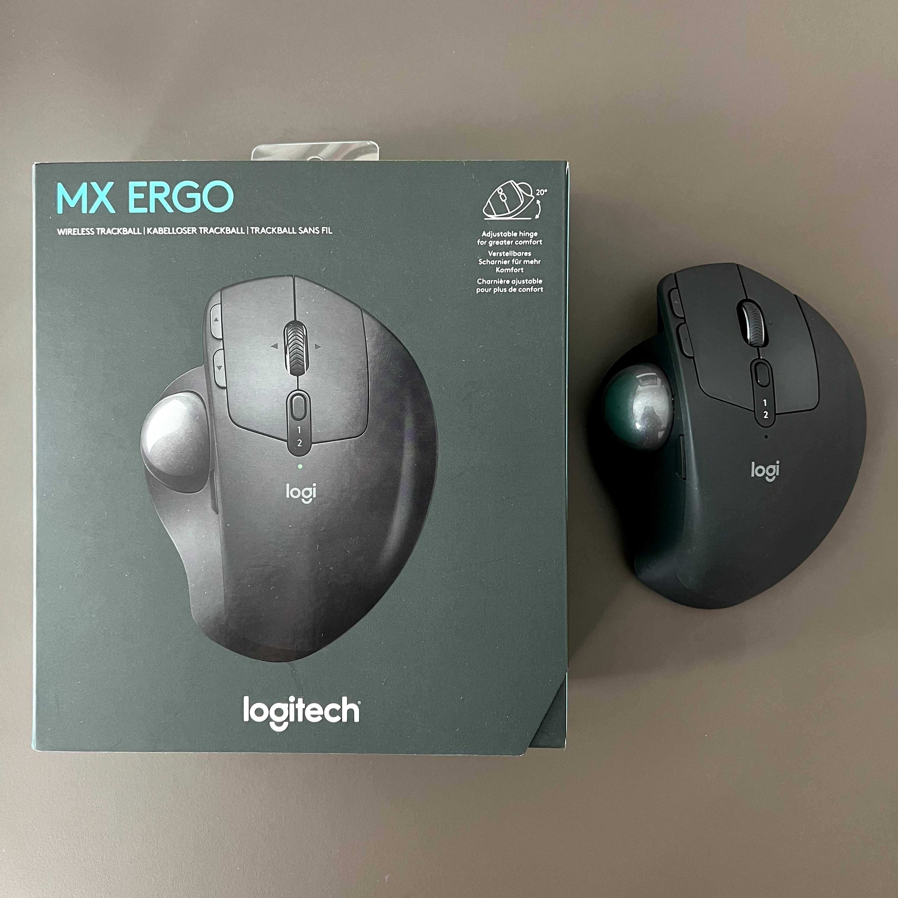 Logitech MX ERGO Advanced Wireless Trackball Mouse