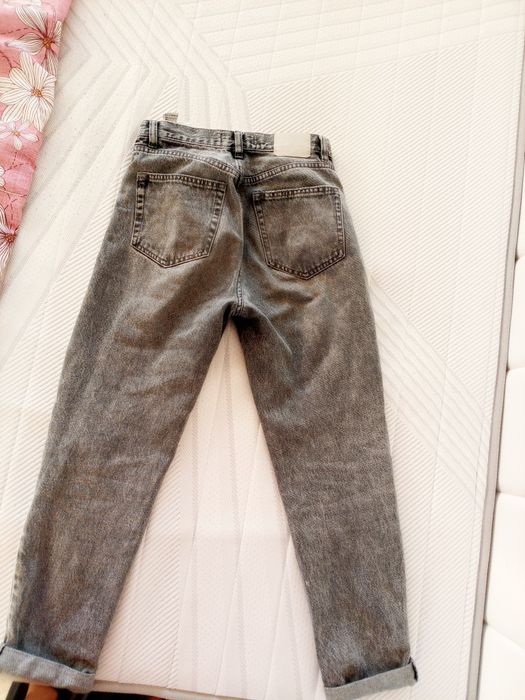 Дамски сиви дънки