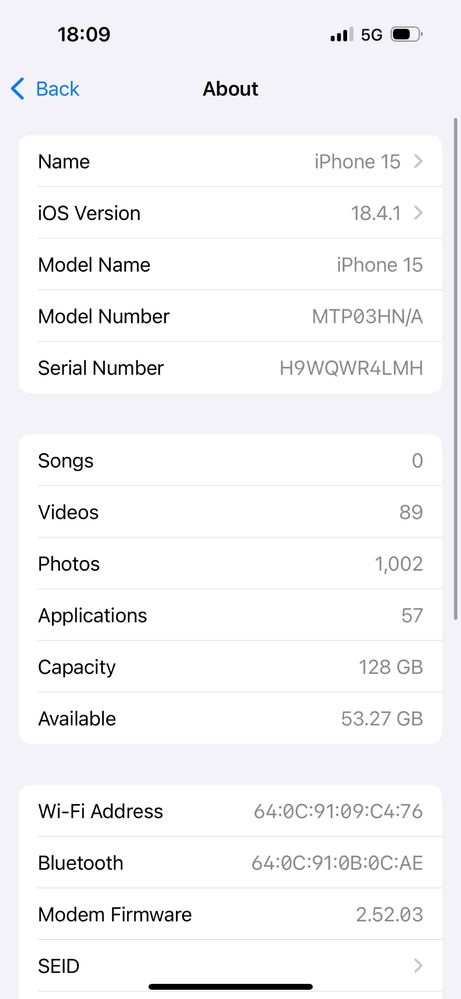 IPhone 15 128gb qora va Apple watch se 44dyumli sotiladi