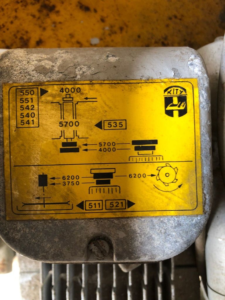 Combinata kity k5 abric grosime freza circular