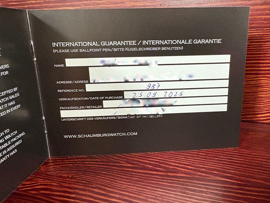 Ceas Schaumburg Blood Moon Meteorite nou