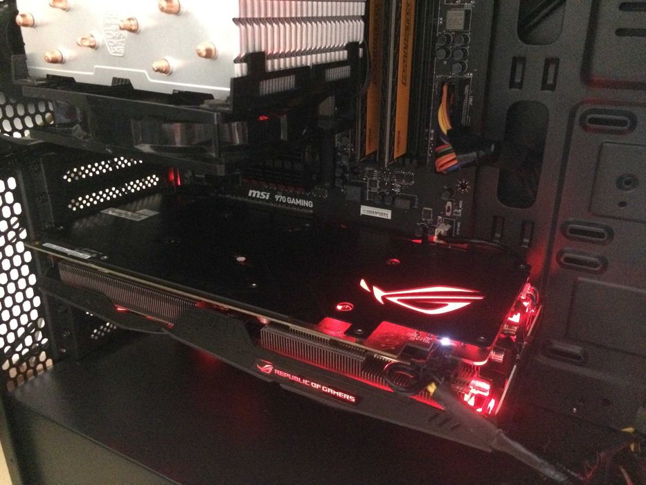 Видеокарта RX480 8gb Asus Strix