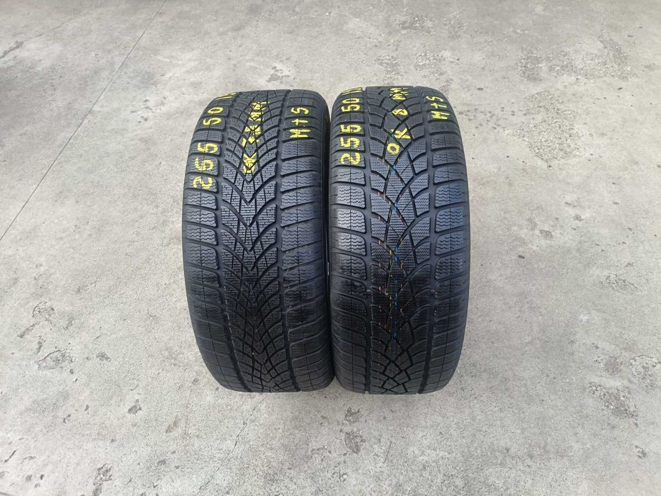 Doua anvelope de iarna 255 50 19 dunlop winter sport 3D 4D profil 8 mm