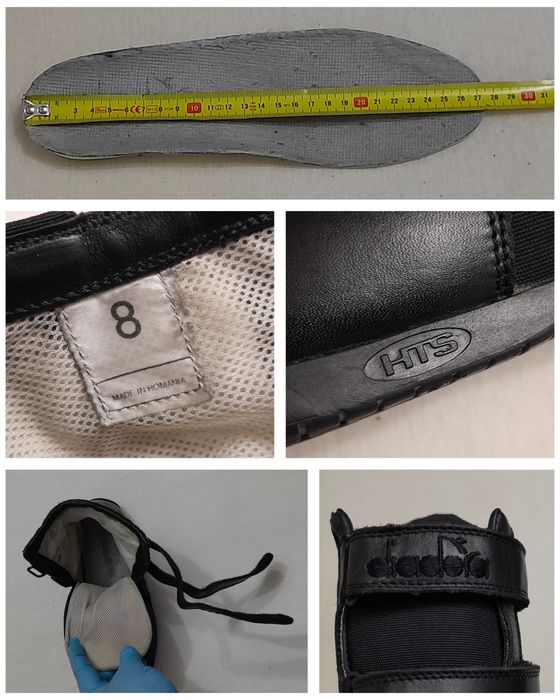 Cizme moto DIADORA, ghete piele, Nr.8, ATV, motocross, MBT (lady)