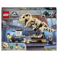 LEGO 76940 Jurassic World Скелет тираннозавра на выставке