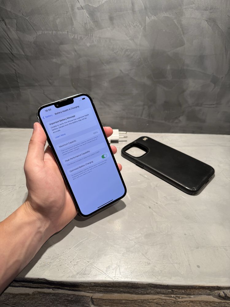 100% батерия! Iphone 13 Pro Max 256 GB Sierra Blue