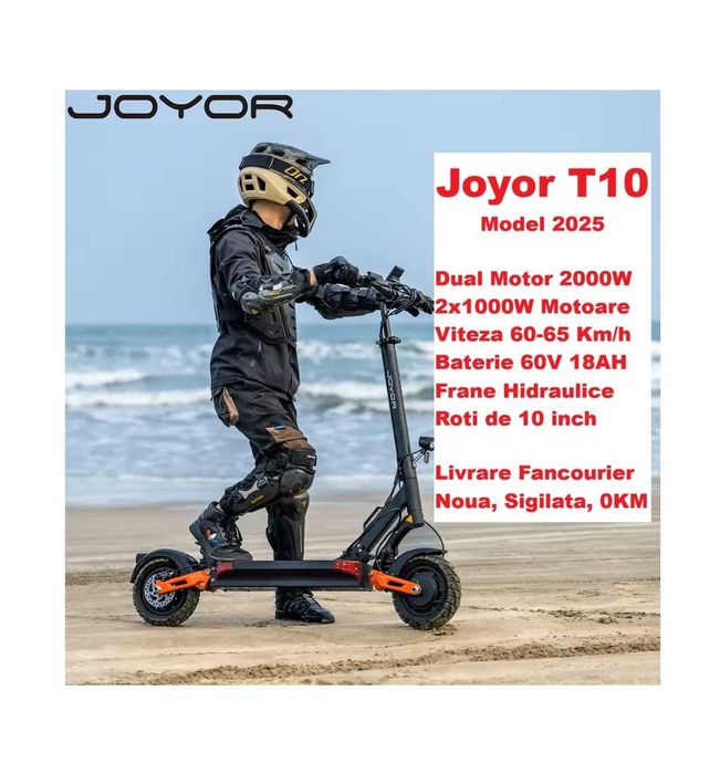 ️SIGILAT‼️JOYOR T10‼️2025‼‼️Dual Motor 2000W‼️70 Km/h‼️Bat 60V‼️NOUA‼️