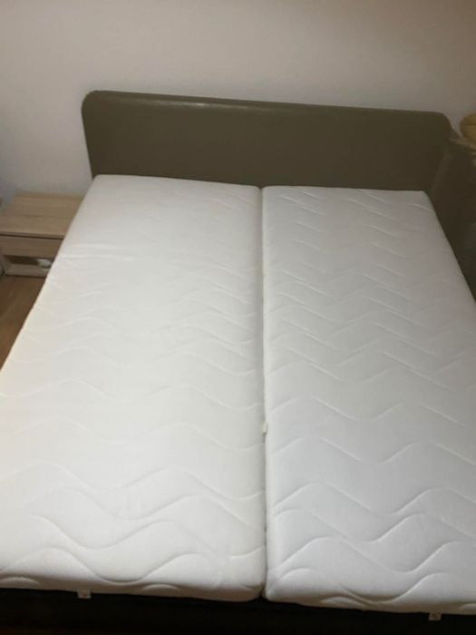 Pat dormitor cu saltele – stare foarte bună