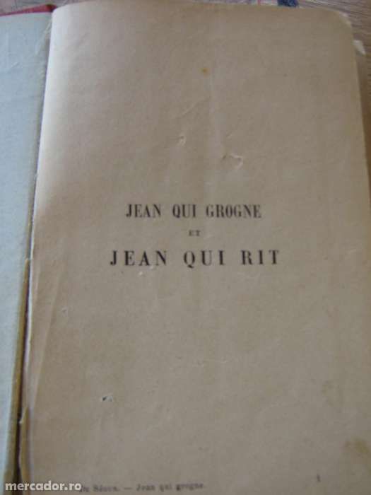 Jean qui grogne et Jean qui rit, La Comtesse de Ségur, Paris 1909
