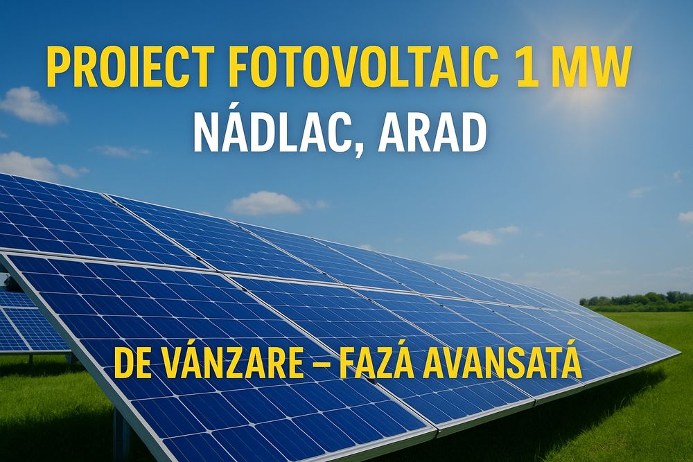 Proiect fotovoltaic de 1 MW