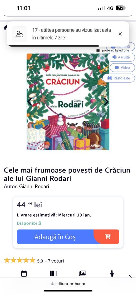 Carte: Cele mai frumoase povești de Crăciun