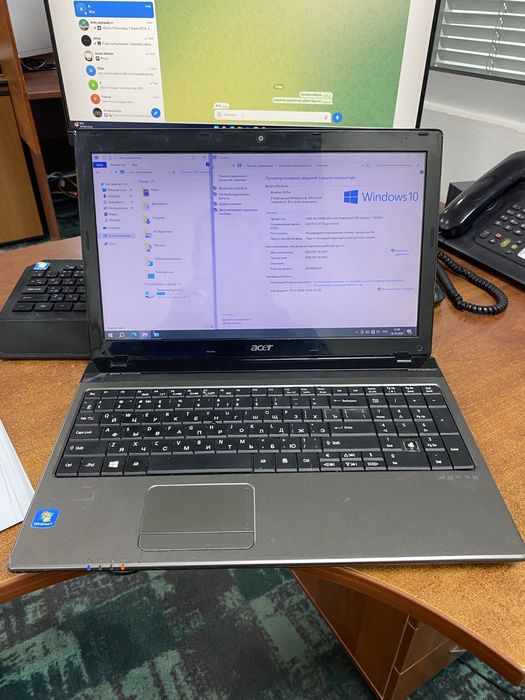 Ноутбук acer в хорошем состоянии