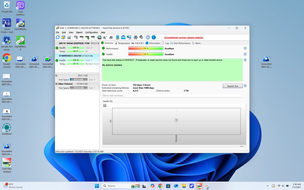 HDD Seagate SkyHawk 4TB