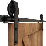 Kit de montare, mecanism usa glisanta, Negru