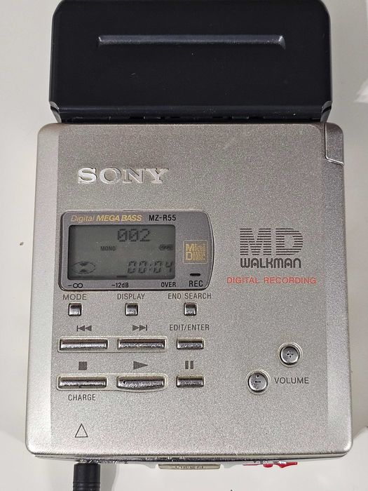 Colectie Vintage Sony Walkman MiniDisc MZ R55 complet
