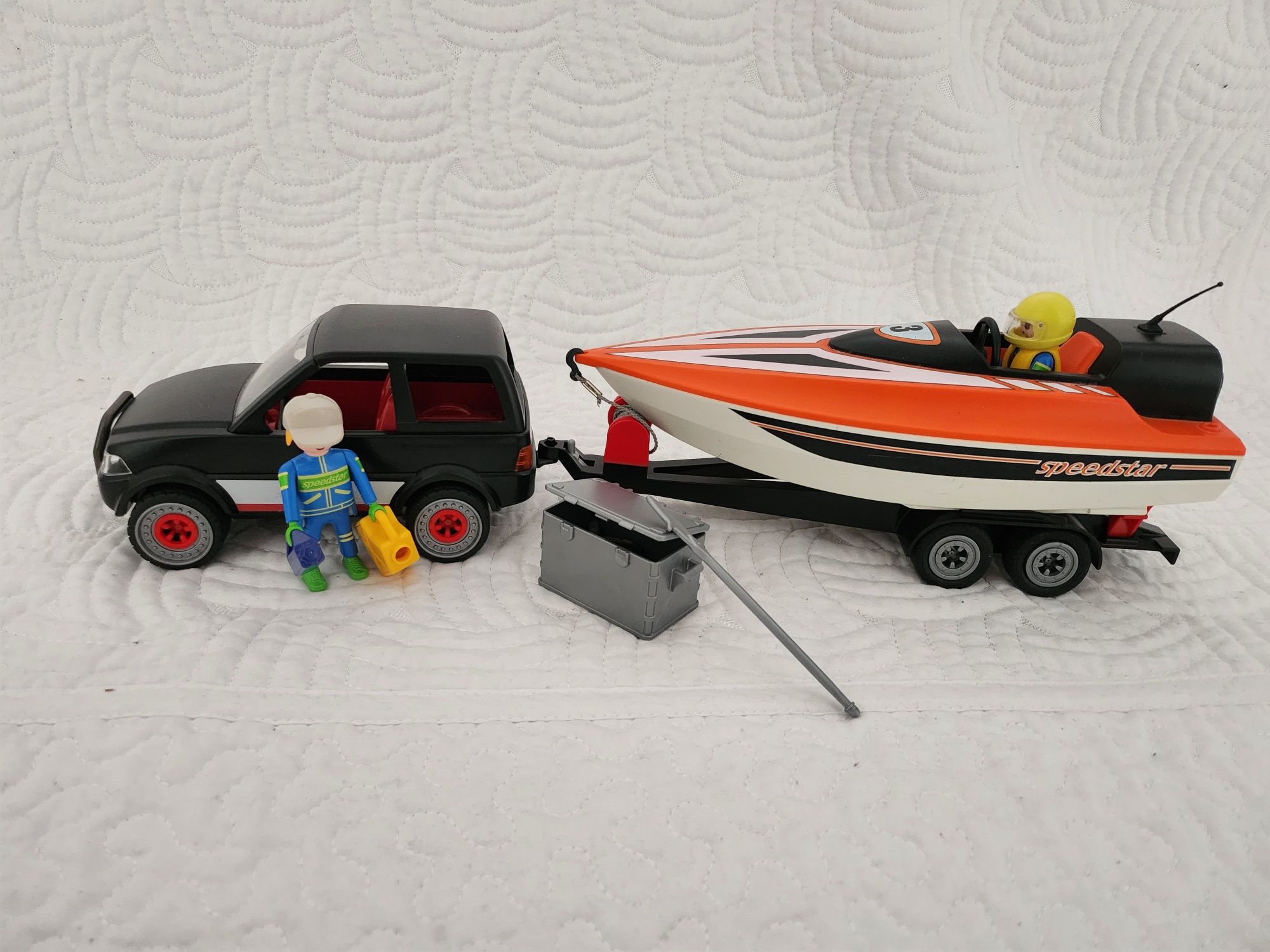 Playmobil maşină şi barca