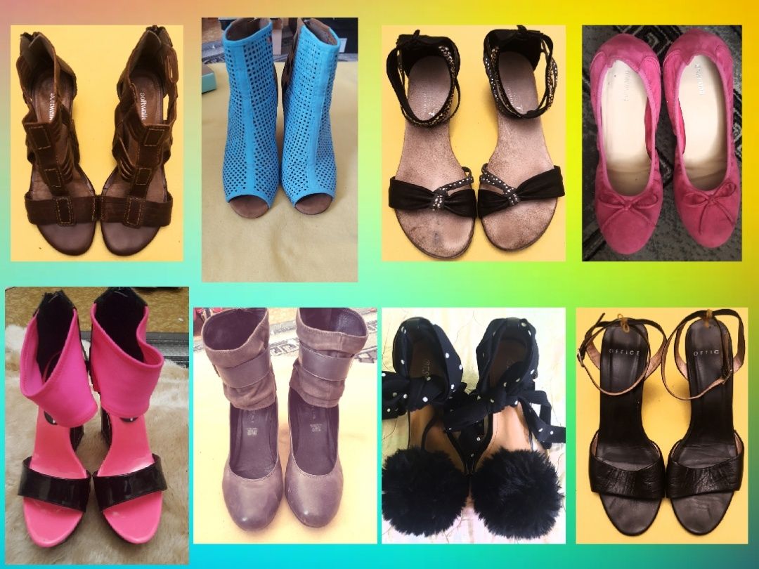 Обувки и сандали-платформа