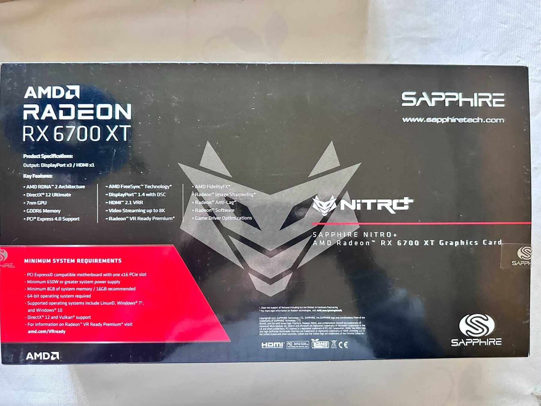 Видео карта Sapphire NITRO+ RX 6900 XT Special Edition OC