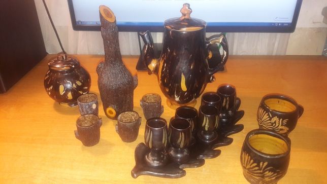 Farfurie tablou rustica / Obiecte de lut deosebite