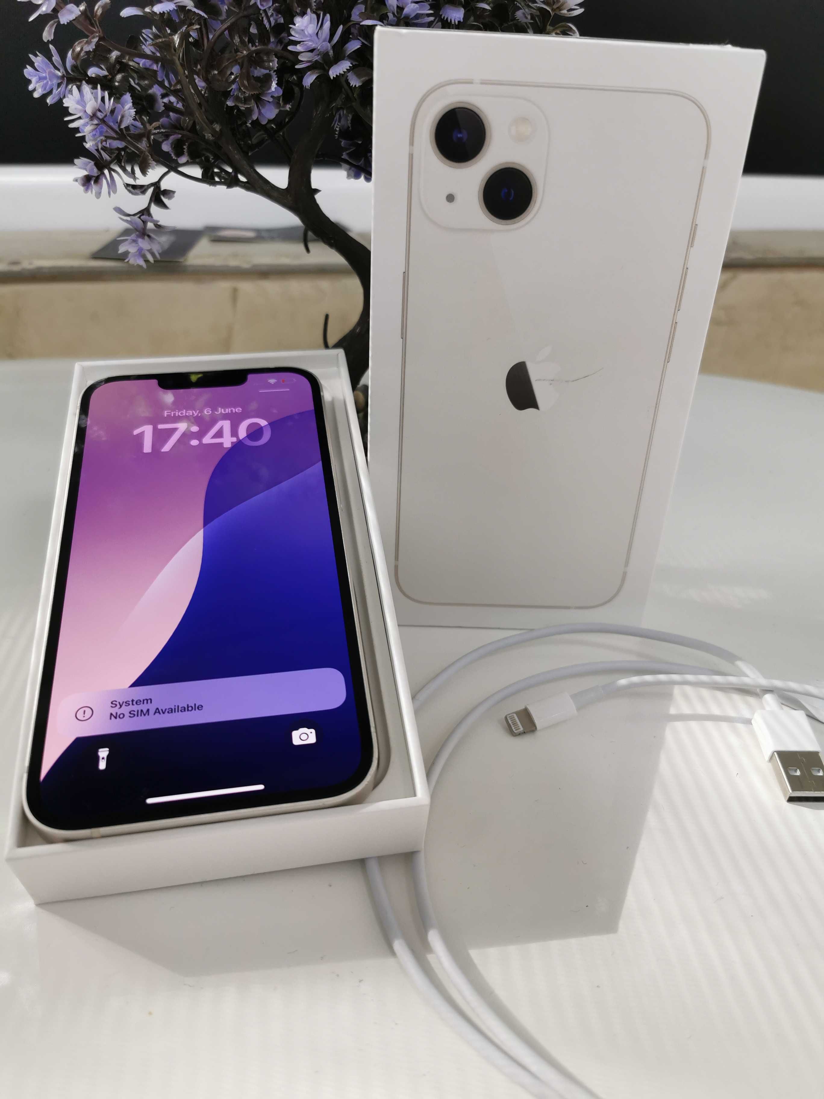iPhone 13,  128GB, Бял (Starlight)