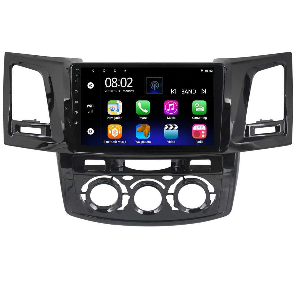 9" Навигация Двоен дин Мултимедия за Toyota Fortuner Hilux Android