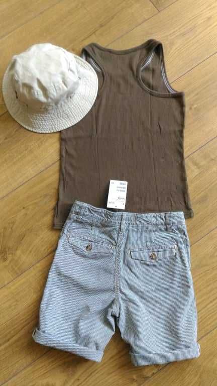 Детски къси панталонки и ризка H&M, BENETTON, Okaidi