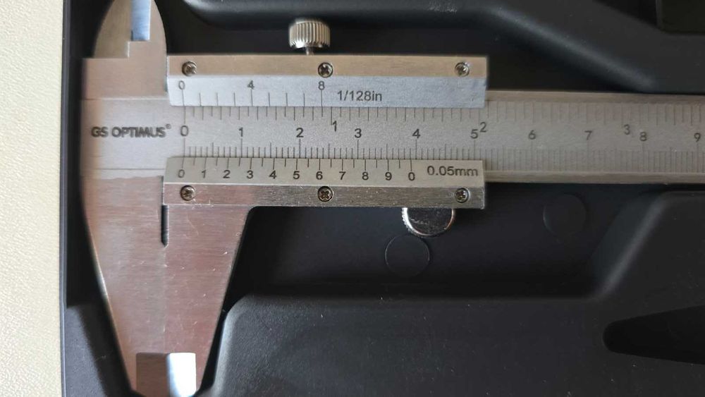 Subler metalic 150 mm, tija adancime