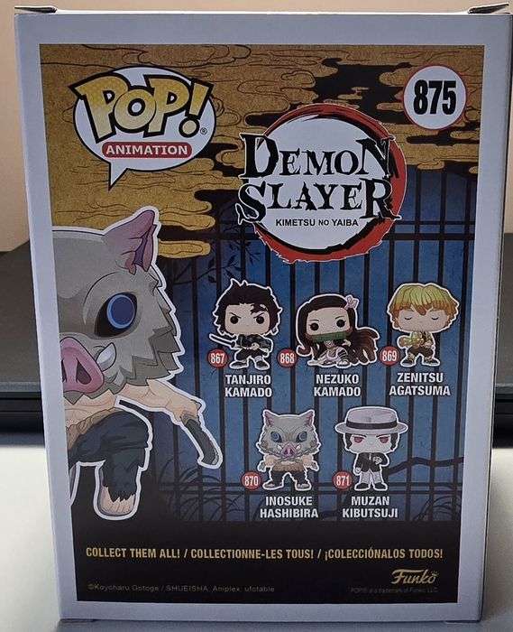 Demon slayer Funko pop Inosuke Hashibira #875