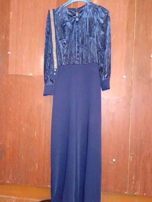 Модный комбинезон. Тёмно-синий