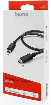 Cablu date HAMA 183329 Type C - Type C USB Type-C 1.5m Nou sigilat