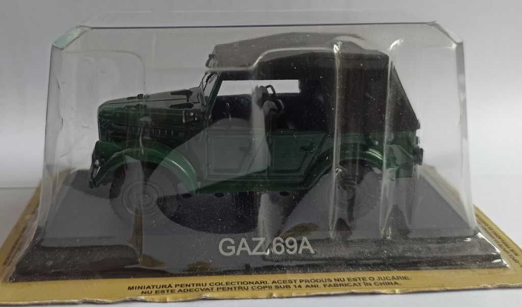 Macheta GAZ 69A (IMS) - DeAgostini Masini de legenda 1/43