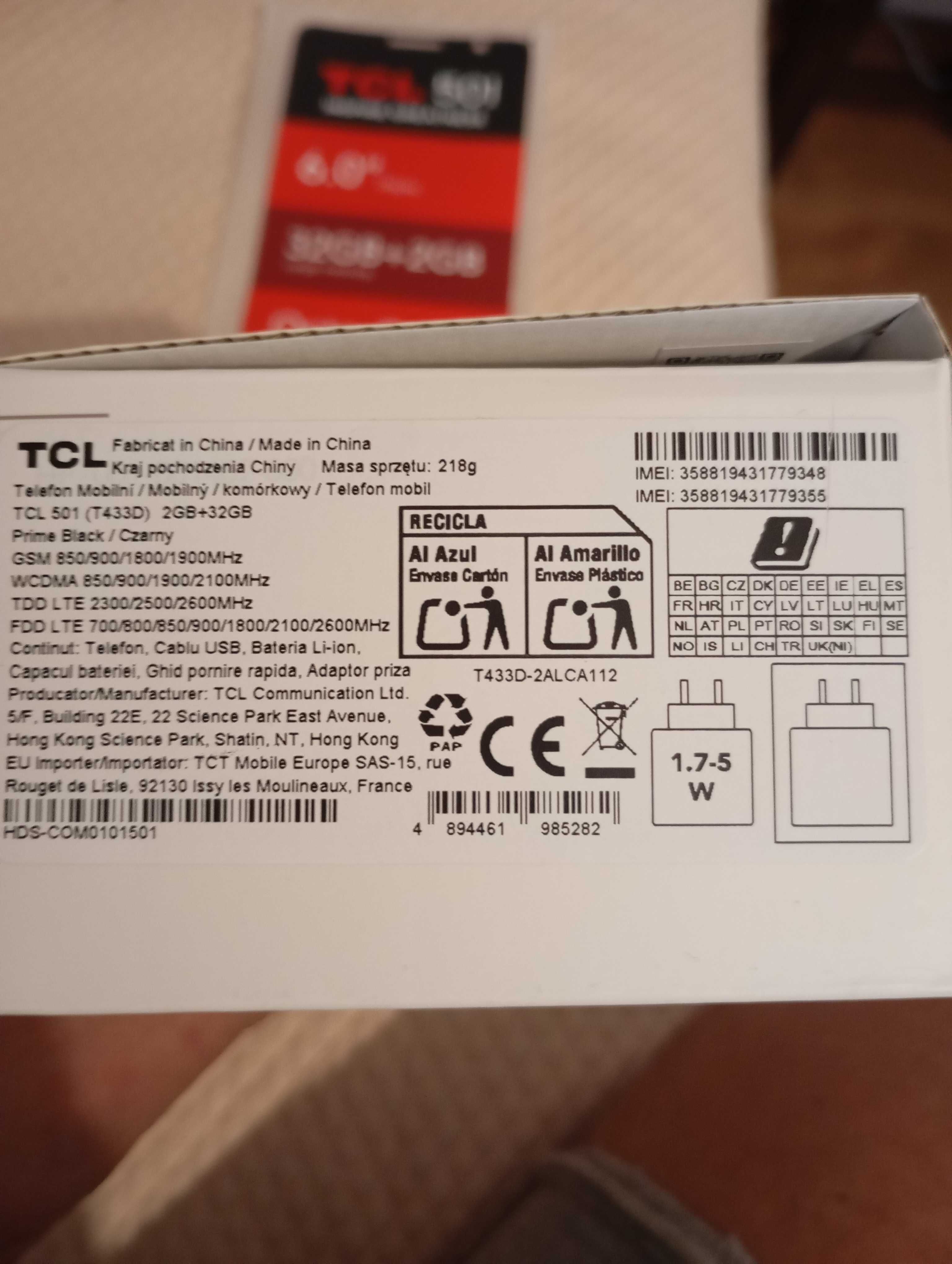 телефон TCL чисто нов