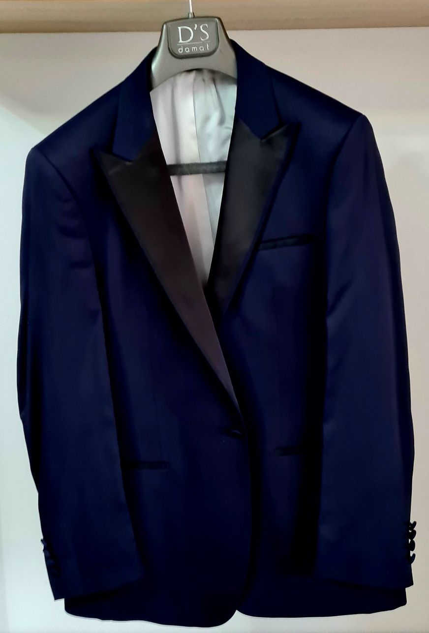 Costum de eveniment Damat / bleumarin/negru / marime M / impecabil