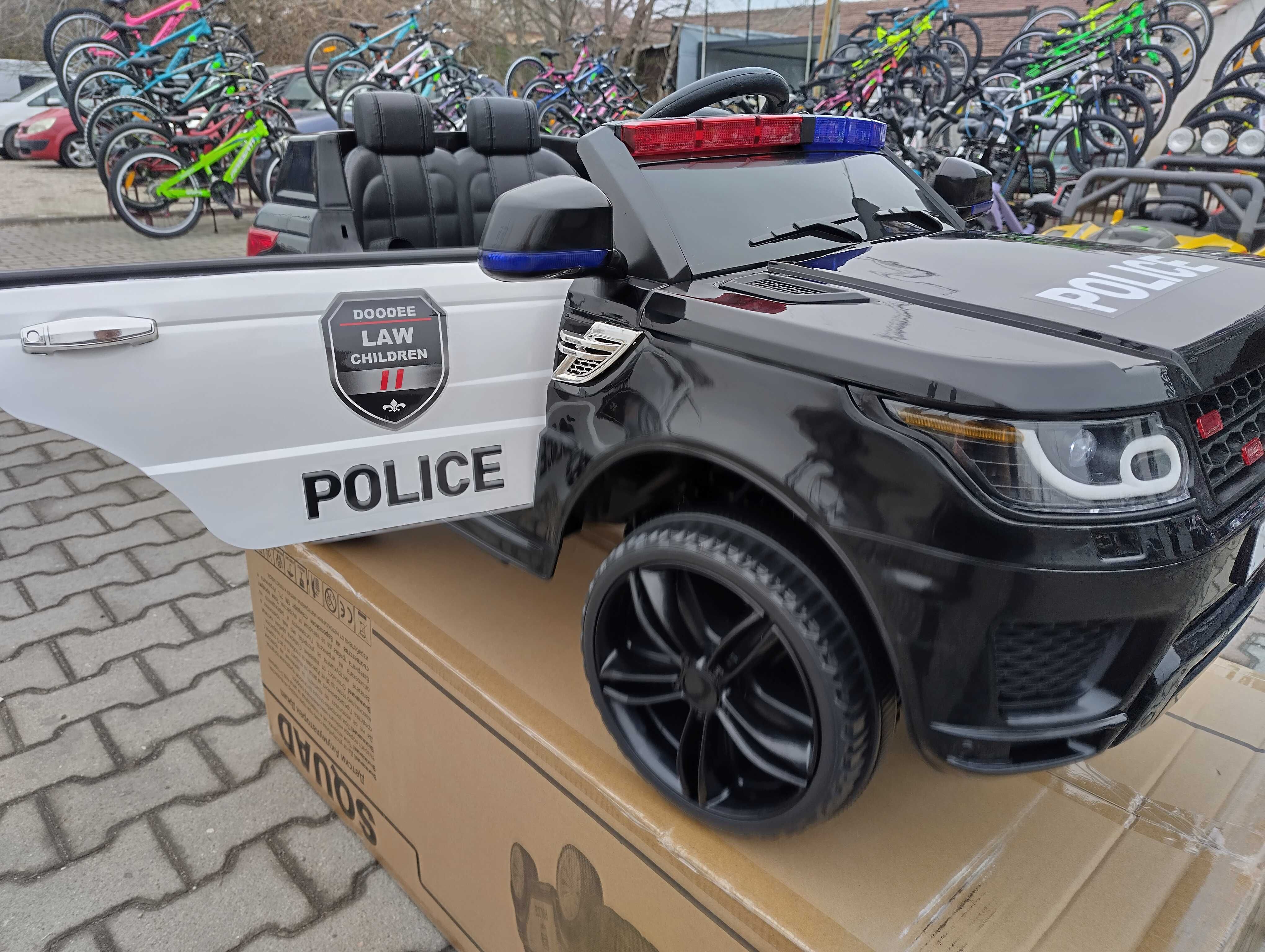 POLICE акумулаторен джип SQUAD черен