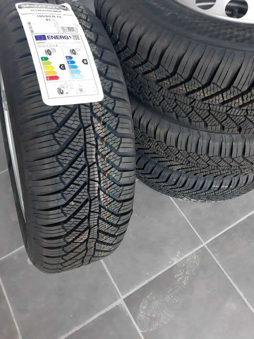 Roti complete iarna noi pe 15", 5/112 cu Semperit 195/65/R15